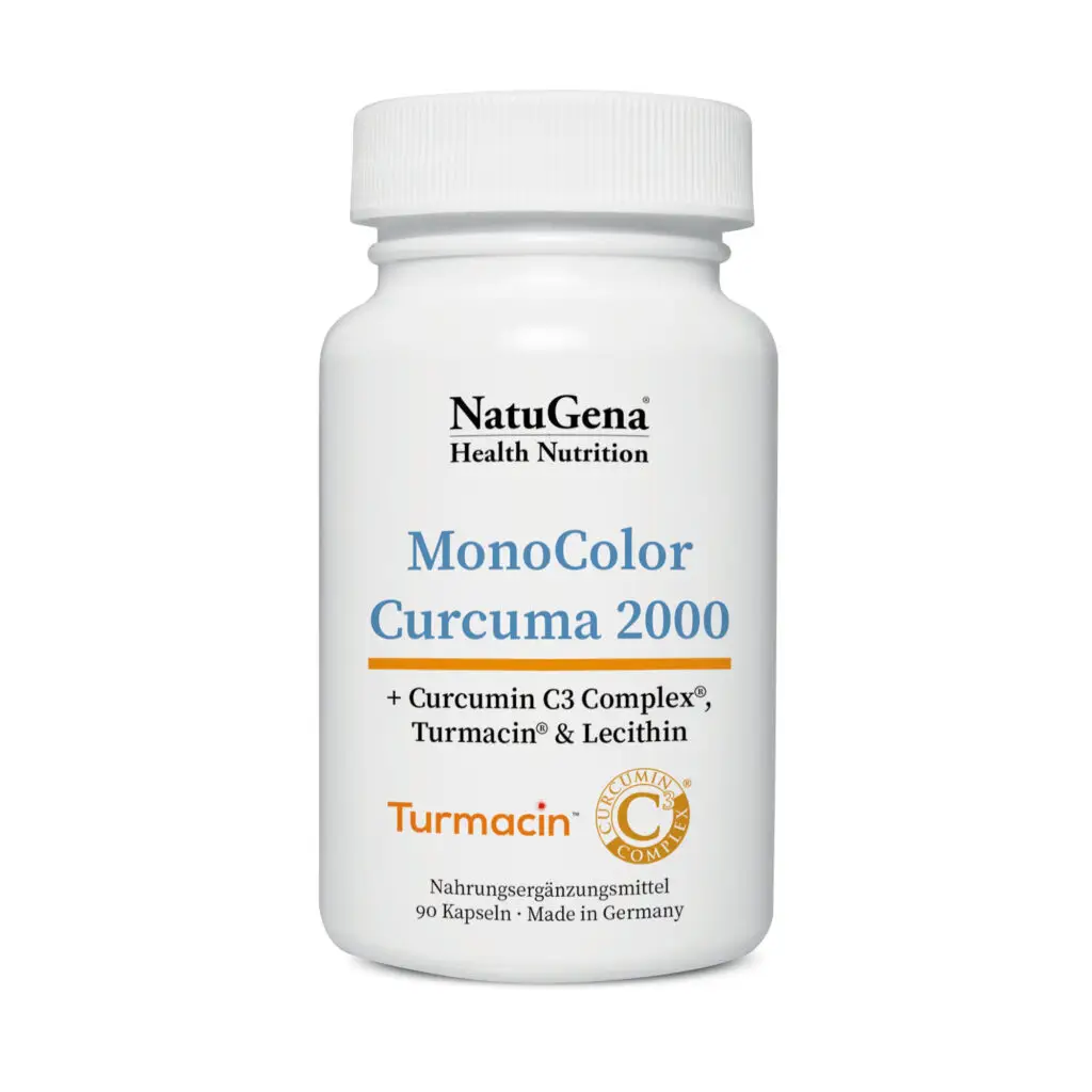 MonoColor Curcuma 2000 mit Curcumin C3 Complex von NatuGena