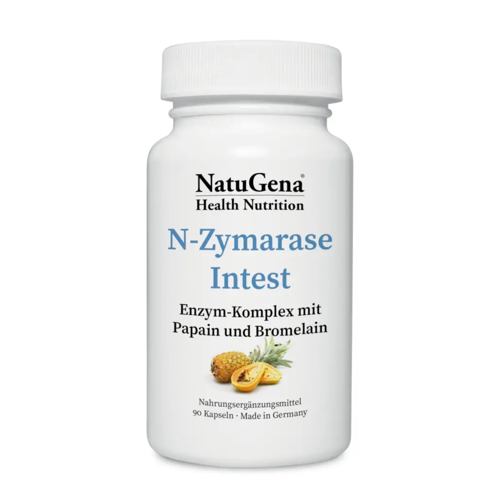 NatuGena N-Zymarase Intest mit Papain und Bromelain