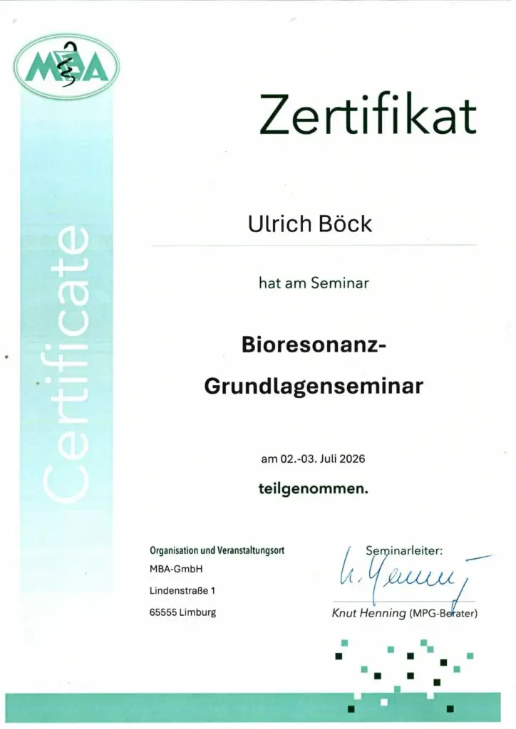 Bioresonanz - Grundlagen